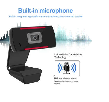 HD 720P Plug & Play WEB Camera with Built In Microphone - Perfect for Streaming and Video Recording