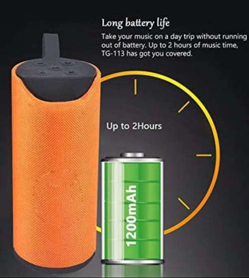 Portable Wireless Speaker - Splash Proof - Microphone for Hands Free Phone Call Function