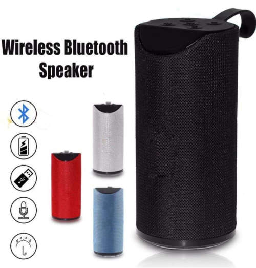 Portable Wireless Speaker - Splash Proof - Microphone for Hands Free Phone Call Function