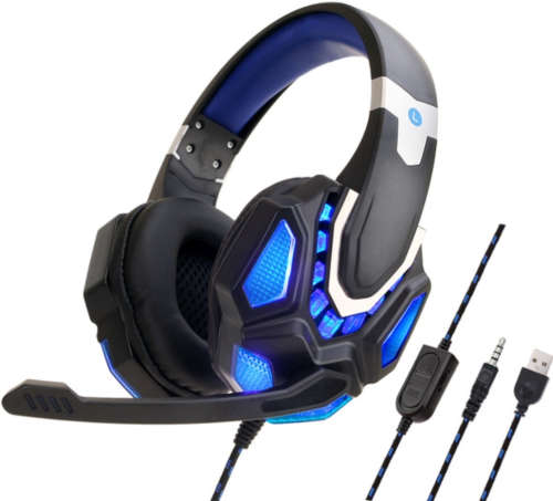 Luminous G10 Gaming Headphone with Microphone - USB / 3.5mm Interface - Design for Game Enthusiasts