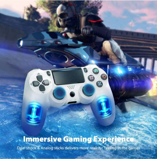 Dual Vibration 4 - Wireless Controller / Remote Joystick for Gaming