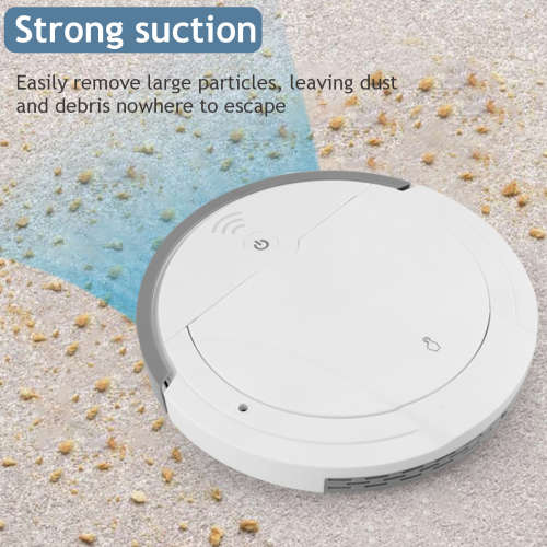 5-in-1 USB Automatic Intelligent Robot Vacuum Cleaner - Spray - Disinfection - Violet Light