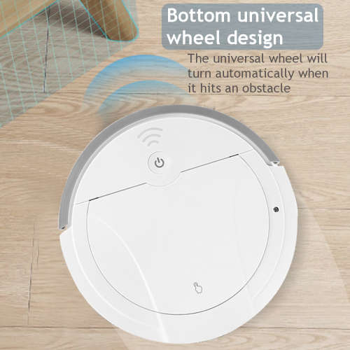 5-in-1 USB Automatic Intelligent Robot Vacuum Cleaner - Spray - Disinfection - Violet Light