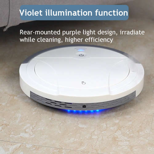 5-in-1 USB Automatic Intelligent Robot Vacuum Cleaner - Spray - Disinfection - Violet Light