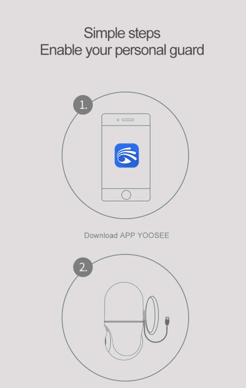 HD Outdoor Surveillance Camera with Light - Wi-Fi - IR Night Vision - Motion Detect - 2 Way Audio