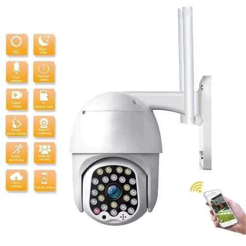 5MP Outdoor Surveillance Camera - Wi-Fi - IR Night Vision - Waterproof - 2 Way Audio - Full HD