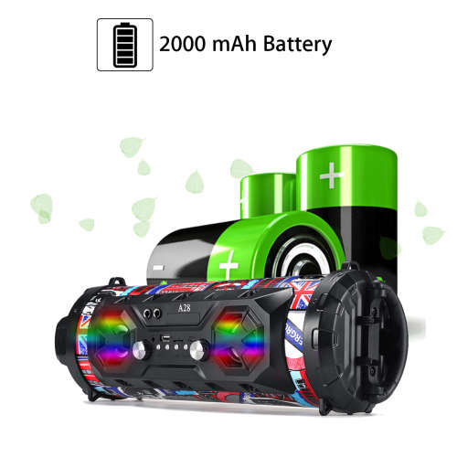 A28 Portable Bluetooth Super Bass Speaker - Phone Holder - TF - FM - AUX-In