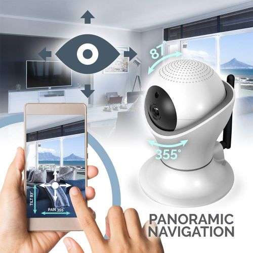 IPC360 Jortan HD Panoramic IP Camera & Recorder - Wifi - Two Way Audio - IR Night Vision