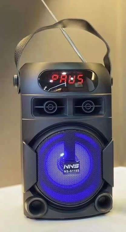 NS-S119S Solar Powered Wireless Bluetooth Speaker - USB - TWS Function - Solar Panel