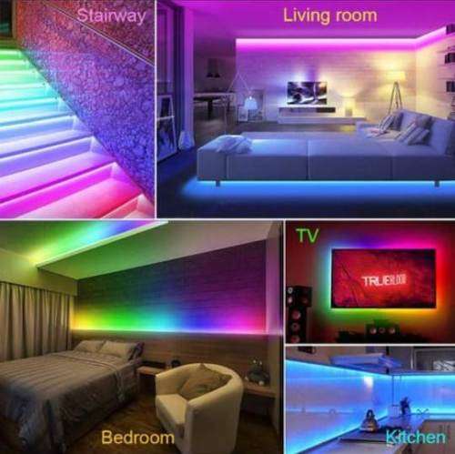 FESTIVE SEASON ARRIVAL - RGB Colour Changing LED Strip Lights With Remote