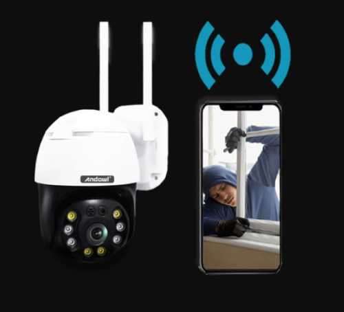 4K Outdoor Surveillance Camera - Wi-Fi - IR Night Vision - Water Resistant - 2 Way Audio - 4K