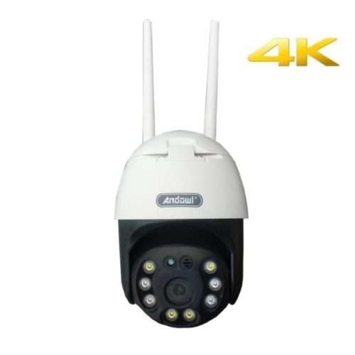4K Outdoor Surveillance Camera - Wi-Fi - IR Night Vision - Water Resistant - 2 Way Audio - 4K