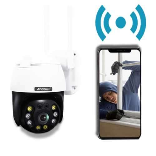 4K Outdoor Surveillance Camera - Wi-Fi - IR Night Vision - Water Resistant - 2 Way Audio - 4K