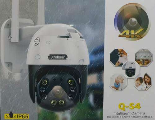 4K Outdoor Surveillance Camera - Wi-Fi - IR Night Vision - Water Resistant - 2 Way Audio - 4K