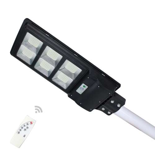 All-In-One 200W LED Solar Powered Street Light with Remote Control - PIR Sensor