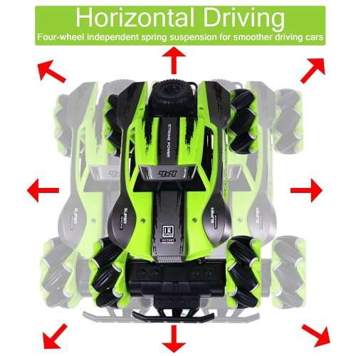 MONSTER OFF-ROAD FOUR WHEEL R/C RALLY CAR - 360° Rotation - Electric - 1:16 Scale