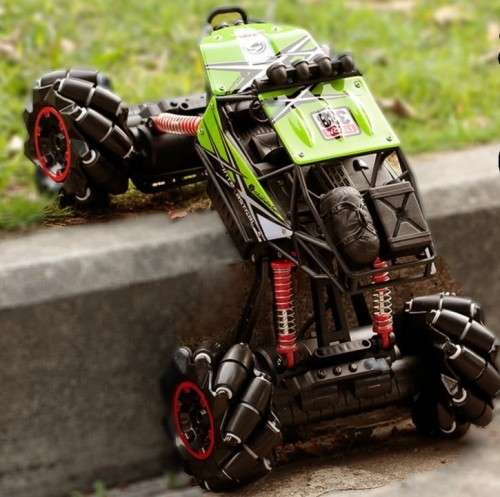 MONSTER OFF-ROAD FOUR WHEEL R/C RALLY CAR - 360° Rotation - Electric - 1:16 Scale