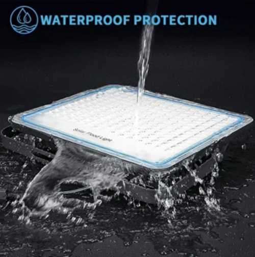 200W Solar LED Flood Light with Separate Solar Panel Including Remote Control