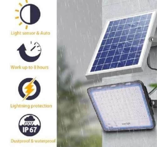 200W Solar LED Flood Light with Separate Solar Panel Including Remote Control