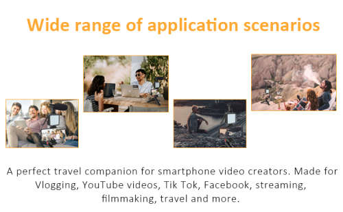 Complete Video Vlogging Kit - Microphone - 36 LED Light - Tripod Phone Holder - Remote Control