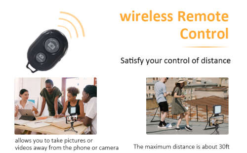 Complete Video Vlogging Kit - Microphone - 36 LED Light - Tripod Phone Holder - Remote Control