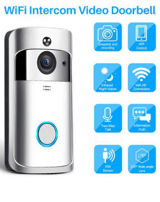 Wireless Wifi Doorbell Camera : Let You Answer The Door No Matter Where You Are!
