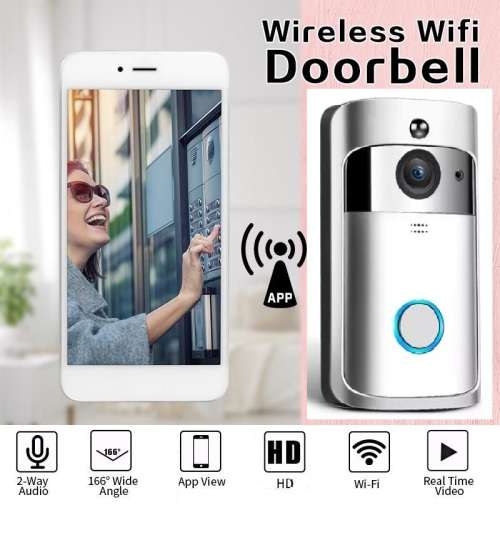 Wireless Wifi Doorbell Camera : Let You Answer The Door No Matter Where You Are!
