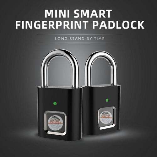 New Smart Mini Key-less Fingerprint Padlock - USB Charging - Convenience at it's BEST!!!
