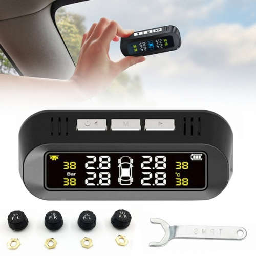 New Solar Powered Tyre Pressure Monitoring System - Color Digital Display