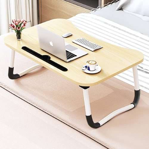 Stylish Portable Laptop Table - Ipad / Tablet Holder - Cup Holder