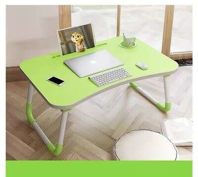 Stylish Portable Laptop Table - Ipad / Tablet Holder - Cup Holder