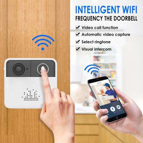 2-in-1 Wireless Wifi Intercom / Doorbell Camera : Let You Answer The Door No Matter Where You Are!