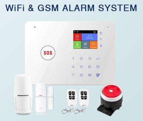 Smart WIFI Home Security Alarm System - Motion Sensor - GSM
