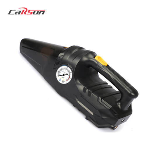 2-in-1 Powerful 4000Pa Vacuum Cleaner & Air Pump - Portable - Pressure Gauge - Nozzle Included