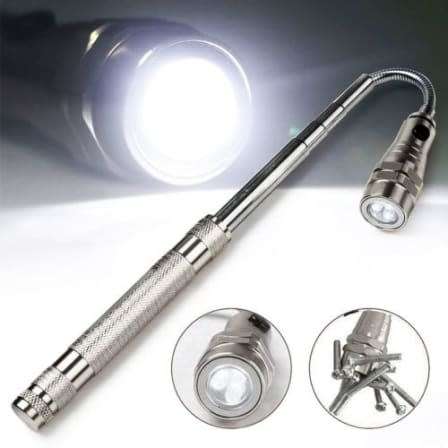 Versatile Telescopic Workman's Torch - Flexible - Retractable - Magnetic
