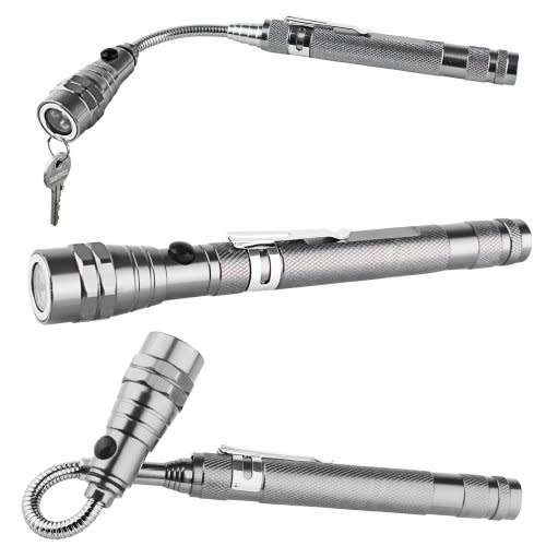 Versatile Telescopic Workman's Torch - Flexible - Retractable - Magnetic