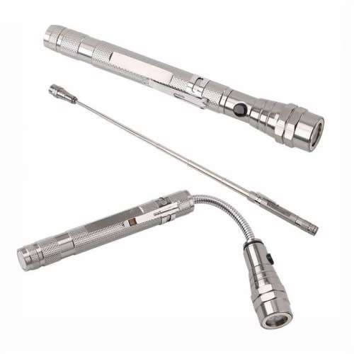 Versatile Telescopic Workman's Torch - Flexible - Retractable - Magnetic