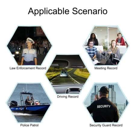 Versatile 38MP Car Camcorder / Dash Cam / Body Camera - 150° Wide Angle Lens - Loop Recording