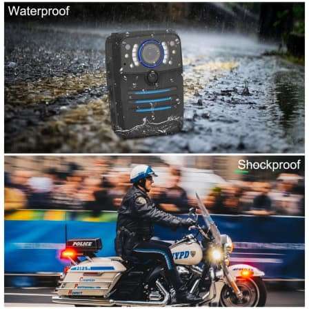 Versatile 38MP Car Camcorder / Dash Cam / Body Camera - 150° Wide Angle Lens - Loop Recording