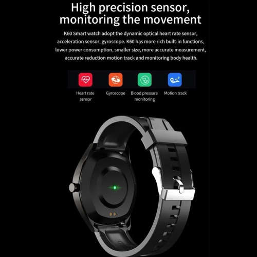 K60 Smart Fitness Watch - Sleep Monitoring - Blood Pressure - Calorie - Heart Rate - Pedometer