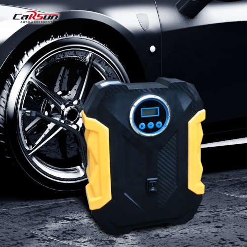 Digital Air Compressor Pump -Tyre Inflator - Portable - Built-In LED Light - 12V DC