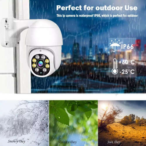 Q10 3MP HD Smart Outdoor Wifi Camera - 5G - 4x Zoom - Auto-Tracking - IR/Color Night Vision