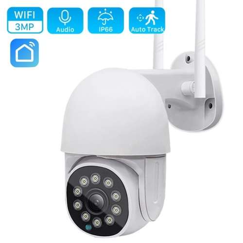 Q10 3MP HD Smart Outdoor Wifi Camera - 5G - 4x Zoom - Auto-Tracking - IR/Color Night Vision