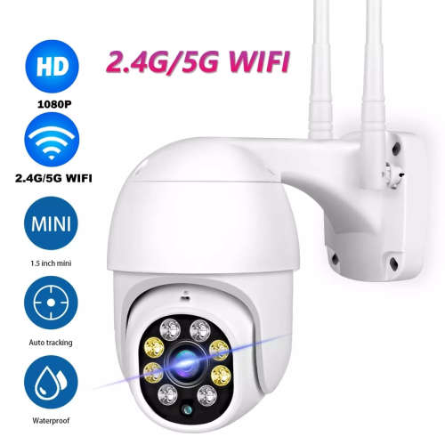 Q10 3MP HD Smart Outdoor Wifi Camera - 5G - 4x Zoom - Auto-Tracking - IR/Color Night Vision