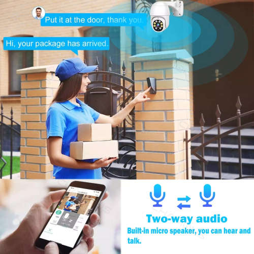 Q10 3MP HD Smart Outdoor Wifi Camera - 5G - 4x Zoom - Auto-Tracking - IR/Color Night Vision