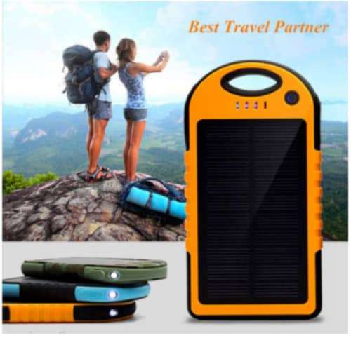 5000mAh Portable Solar Power Bank - Your Best Travel Partner!
