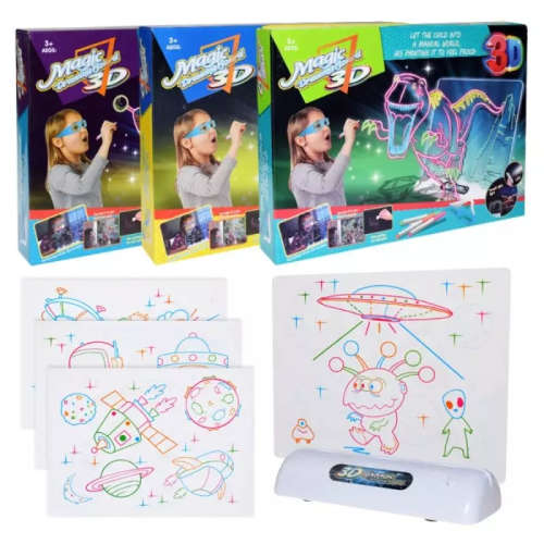 Magic LED 3D Drawing Board / Pad - Get Creative In Your Own 3D World!!!