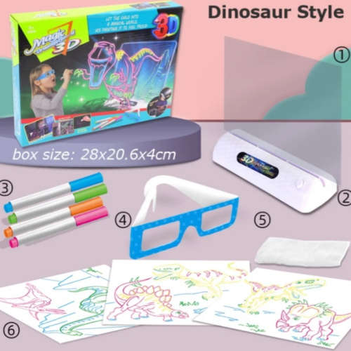 Magic LED 3D Drawing Board / Pad - Get Creative In Your Own 3D World!!!