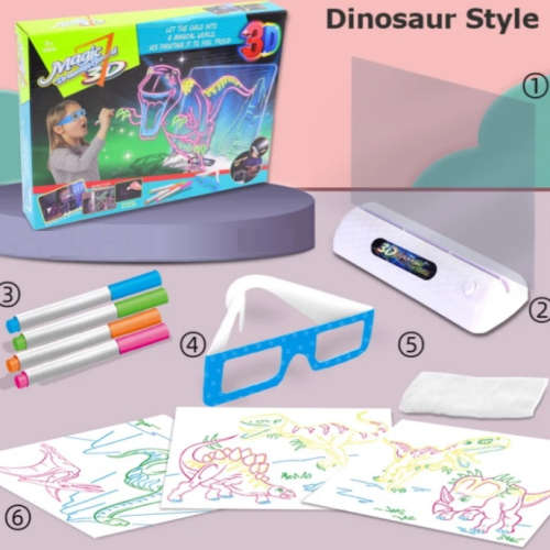 Magic LED 3D Drawing Board / Pad - Get Creative In Your Own 3D World!!!