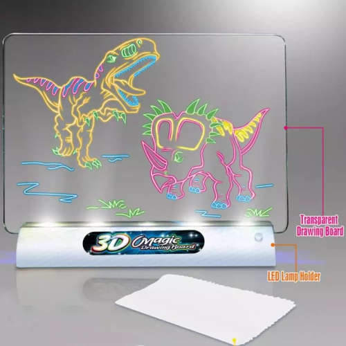 Magic LED 3D Drawing Board / Pad - Get Creative In Your Own 3D World!!!